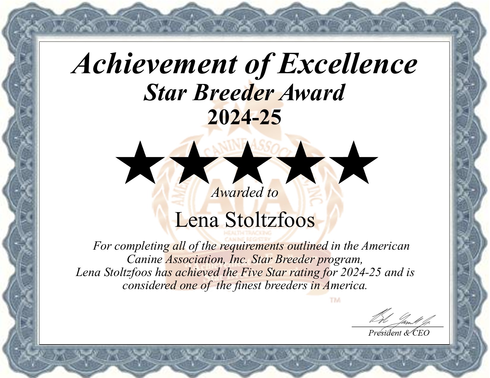 Lena, Stoltzfoos, dog, breeder, star, certificate, Lena-Stoltzfoos, Fort Plain, NY, New York, puppy, dog, kennels, mill, puppymill, usda, 5-star, aca, ica, registered, Miniature Poodle